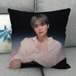 Pillow Custom JaeHyun Pillowcase Wedding Decorative Cotton Linen Case For Home Cover 45X45(One Sides)