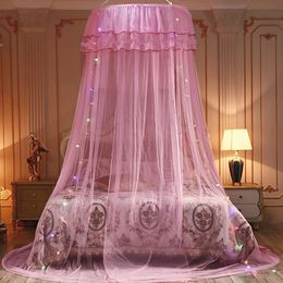 Ceiling Mosquito Net Bed Canopy Dome Netting Tent Curtain For Princess Fairy Bedroom Dorm Room Decor 240407