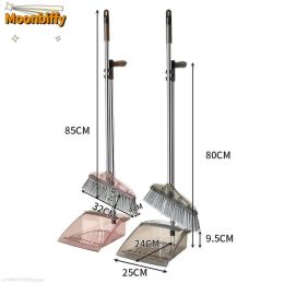 Floor Cleaning Broom Sets for Home Scoop and Dustpan Magic Mop Products Household Cleaning Brush Kitchen House Dust Transparent