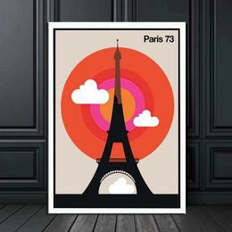 Paris Berlin Brussels Brooklyn Baku Rome Wall Art Canvas Painting Nordic Posters and Prints Wall Pictures for Living Room Decor