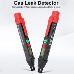 HT59/HT60 Gas Leak Detector Alarm Combustible Gas Detector with Audible and Visual Alarm for All Types of Flammable Gases