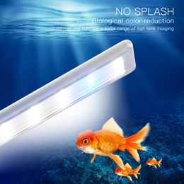 Aquarium Tank Light 10W 15W 18W 20W 25W Fish Tank Led Lighting Aquatic Plants Grow Light Waterproof Aquarium BackLight Decor