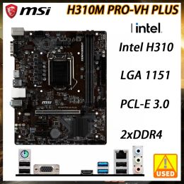 Motherboards LGA 1151 Motherboard MSI H310M PROVH PLUS LGA 1151Intel H310 DDR4 32GB VGA PCIE 3.0 SATA III HDMI Micro ATX for G4900 Cpus