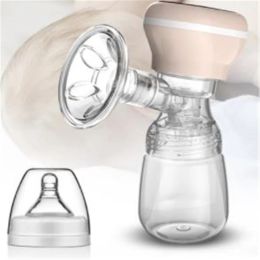 Breastpumps Electric Breast Pump Milk Pump Breastfeed Wireless Onepiece Large Suction Pull Milk Maker Chargeable with Lithium Battery Er937