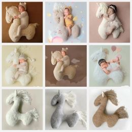 Animals Newborn Full Month Photography Supplies 100 Days Photo Props Lovely Baby Plush Toys Infant Room Decor Pillow New Born Stuff