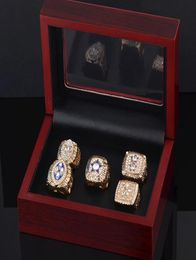 Whole Fine high quality Holiday Set Super Bowl Cowboys 1995 Award Ring Men039s Ring Jewellery Set 5piecelot6667120