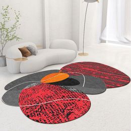 Nordic Creative Bedroom Carpet Shaped Living Room Sofa Coffee Table Rug Study Office Rugs Porch Anti-fouling Non-slip Carpets