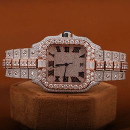 Luxury Looking Fully Watch Iced Out For Men woman Top craftsmanship Unique And Expensive Mosang diamond Watchs For Hip Hop Industrial luxurious 21932