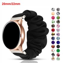 18 20 22mm Elastic Hair Ring Watch Band for Samsung Galaxy Watch 46mm 42mm Active 2 Huawei Watch GT2 Strap Gear S3 Amazfit Bip