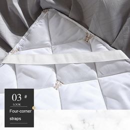 1.2/1.5/1.8/2.2m Solid Colour Quilted Bed Skirt Winter Warm Thick Pile Bed Cover King Bed Cover Multicolor Soft Comfort Sheet