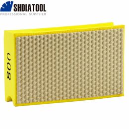 SHDIATOOL Diamond Polishing Pads Hand Tool Grain 60-3000 Granite Stone Grinding Resin Sanding Disc Concrete Glass Foam Backer