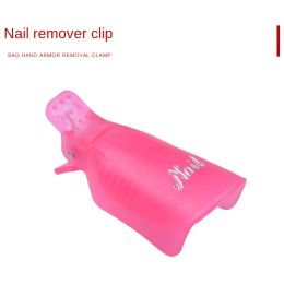 10 PCS Plastic Nail Clips Soak Off Gel Polish Remover Wraps Tools Nail Cleaner for Manicure Nail Degreaser Tools