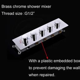 hm 2024 High Quality Ceiling LED Shower Head System Bathroom Waterfall Rainfall Shower Set Thermostatic Diverter Mixer Faucets