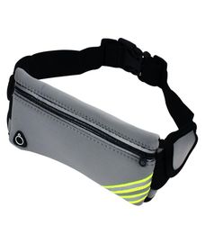 Running Bag Sports Waist Belt With Water Bottle Bag Reflective Strip Waist Bag Warterproof And Breathable Adjustable Size For Runn2509725