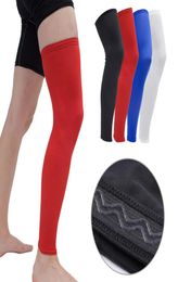 1pcs Men Outdoor Sports Cycling Leg Knee Long Sleeve Protector Gear Crash proof Antislip Leg Warmers Honeycomb Kneepad Pad246r5022485