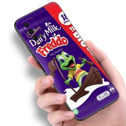 Chocolate Biscuit Milk Drink Phone Case For Xiaomi Redmi K40 K50 Gaming Note 5 6 K20 Pro 7A 8A 9A 9C 9i 9T 10A 10C A1 Plus S2