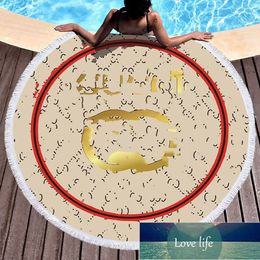 Classic Factory Direct Supply round Printed Beach Towel Microfiber Shawl Beach Towels Plaid Digital Printing