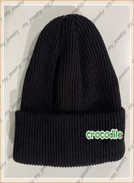 Women Fashion Luxury Designers Beanie Hat Beanies Classic Caps Hats Mens Winter Warm Cap Men Crocodile Embroidery Autumn Casquette8728604