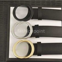 Belts 2023 Belts Fashion Unisex Men Luxury Belt Genuine Leather Mens Belts Designer Gold Smooth Buckle Female For Women Hip Jeans width 3.8 Size 90-125 Y240411