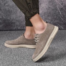 Casual Shoes Youth Latest Trend Leather For Mens Loafers Comfortable Oxford Outdoor Slip On Daily Sneakers Fashion