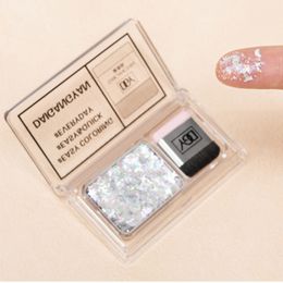 1pc Monochrome Eye Shadow Make Up Palette Mashed Potato Eyes Glitter Sequin Powder Lazy Shimmer Eyeshadow Cream Korean Cosmetics