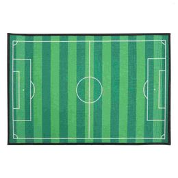 Carpets Decor Skid Resistance Carpet Bed Room Hairy Football Field Floor Mat Flannel Baby