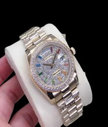 Luxury Designer Classic Fashion Automatic Watch Dial set with diamond size 36mm Sapphire glass waterproof feature Christmas gift2277103