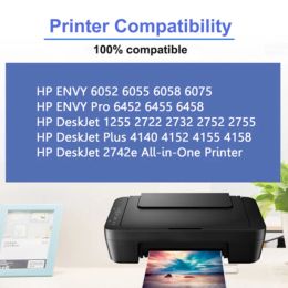 NineLeaf 67XL Ink Black /Tri-color for HP 67 67XL HP DeskJet 1255 2722 2732 2742e Printer DeskJet Plus 4140 4152 4155 4158