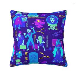 Pillow Happy Haunts Covers Haunted Mansion Grim Grinning Ghost Velvet Luxury Cases