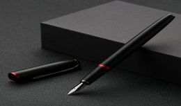 New Arrivel 2020 Pimio Matte Black Series Fountain Pen Luxury Metal Ink Pens with Gift Christmas Gift1588576