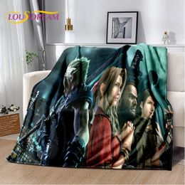 Final Fantasy Series Games Gamer Soft Plush Blanket,Flannel Blanket Throw Blanket for Living Room Bedroom Bed Sofa Picnic Cover