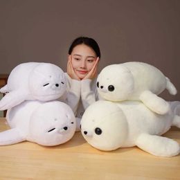 Plush Dolls Fun and Cute Seal Plush Toy Soft Fill Animal Sea Lion Doll Sleep Hug Pillow Childrens Christmas Gift J240410