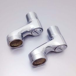 Large Bend Angle Copper Shower Faucet, Electroplating, Large Offset Foot, Bend Foot, Distance Reduction, Angle Adjustment