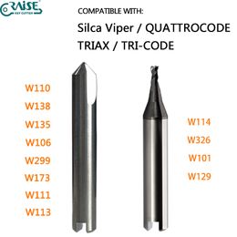 Milling Cutter W114 W101 W129 W173 W138 W106 W135 W113 W299 W326 W111 Compatible with SILCA TRIAX VIPER QUATTRO Key Machine