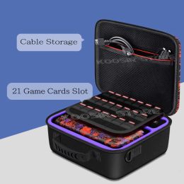 Nintend SwitchOLED Scarlet Violet Theme Carrying Case Hard Cover Shell Storage Shoulder Bag for Nintendo Switch OLED Accessories