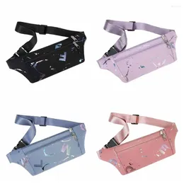 Waist Bags Zipper Nylon Chest Bag Leisure Korean Style Patchwork Sports Fanny Packs Shoulder Canvas Crossbody Running