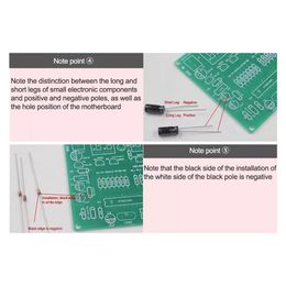 DIY Electronic Kits AT89C2051 Digital Clock LED Display Suite Electronic Module Soldering Practise for School Science Project