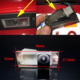 HD CCD 1080*720 Fisheye Lens Car Reversing Rear View Camera For Dodge Journey JC JCUV 2008~2014 For FIAT Freemont 2011~2017