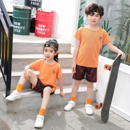 Children's Vest Set Summer Clothing Boys Sportswear Quick-drying Clothes Short Sleeve Basketball Suit Kids Tracksuit Girl Outfit