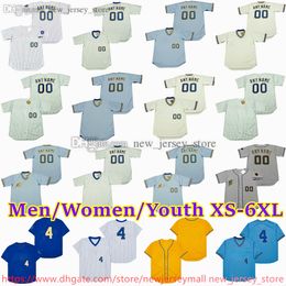 Custom XS-6XL Movie Throwback Baseball Jersey 8 BOB UECKER 44 HANK AARON GORMAN THOMAS PAUL MOLITOR JIM GANTNER CECIL COOPER SIXTO LEZCANO BEN OGLIVIE MONEY Jerseys