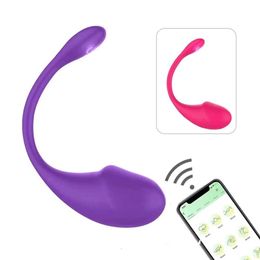 G-spot Dildo Vibrator For Women Wireless Bluetooth Wearable Vibrating Egg Clitoris Women's Underwear sexy Toy APP Remot