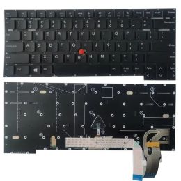 Keyboards New Backlit US Keyboard For Lenovo ThinkPad T14s Gen 2 P1 GEN4 X1 Extreme Gen4 English Black