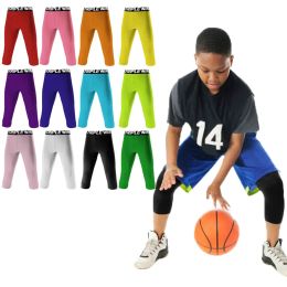 Trousers Kids Boy Girl Capri Running Tights Pants Children Basketball Football Soccer Fitness Exercise Sport 3/4 Cropped Leggings Shorts