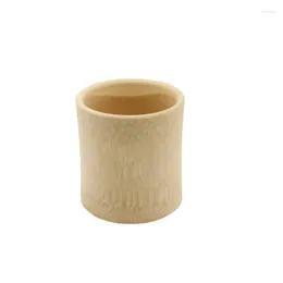 Cups Saucers Biodegradable Bamboo Custom Logo Wine Cup Tea