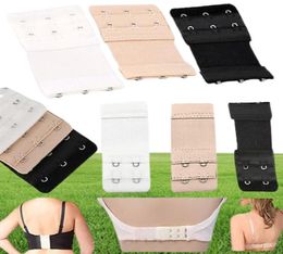 Elastic Soft Women039s Bra Extenders Nylon Clasp Extension Stap 1 2 3 4 row 9pcspack 10packslot8716512