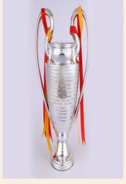 s Trophy Arts Soccer League Little Fans for Collections Metal Silver Color Words with Madrid7909599