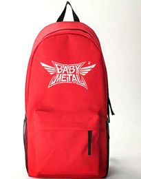 Babymetal backpack Red black daypack Anime baby metal schoolbag New cartoon rucksack Sport school bag Outdoor day pack7603736