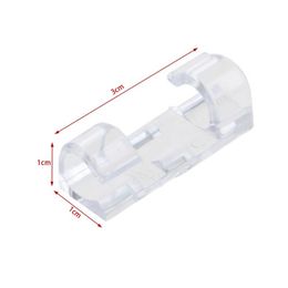 2/4/6PCS Self-adhesive Wire Manager Tidy Fixed Clamp Cable Organiser Clips Desktop Cord Holder Home Office
