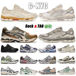 Luxury Marathon Gel NYC Running Shoe Cream Sneakers Asix Canvas OG Walking Indoor Men Women Runners Silver Oatmeal Mens Japanese White Jogging Loafers Black Trainer