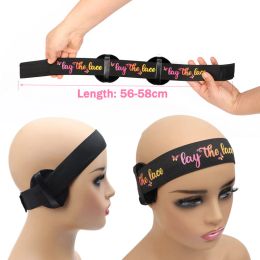 Lay The Lace Melting Bands For Lace Wigs With Ear Muffs Wholesale Tight Elastic Bands For Wig Edges Baby Hairs Lay Down Wig Band